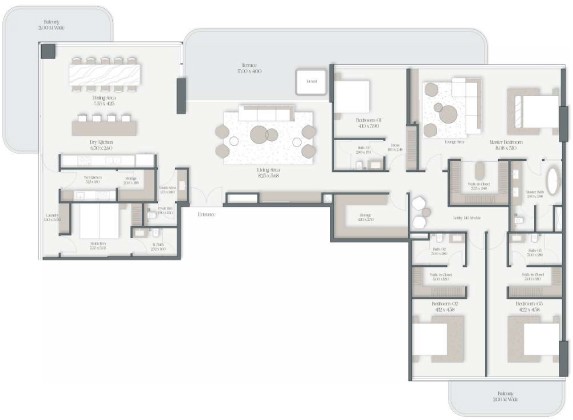 5 Bedroom Penthouse
