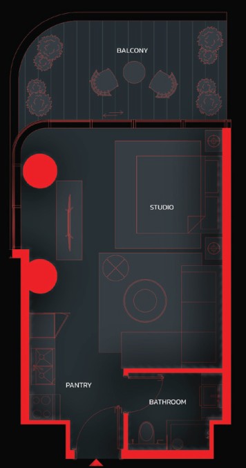 Studio Apartment