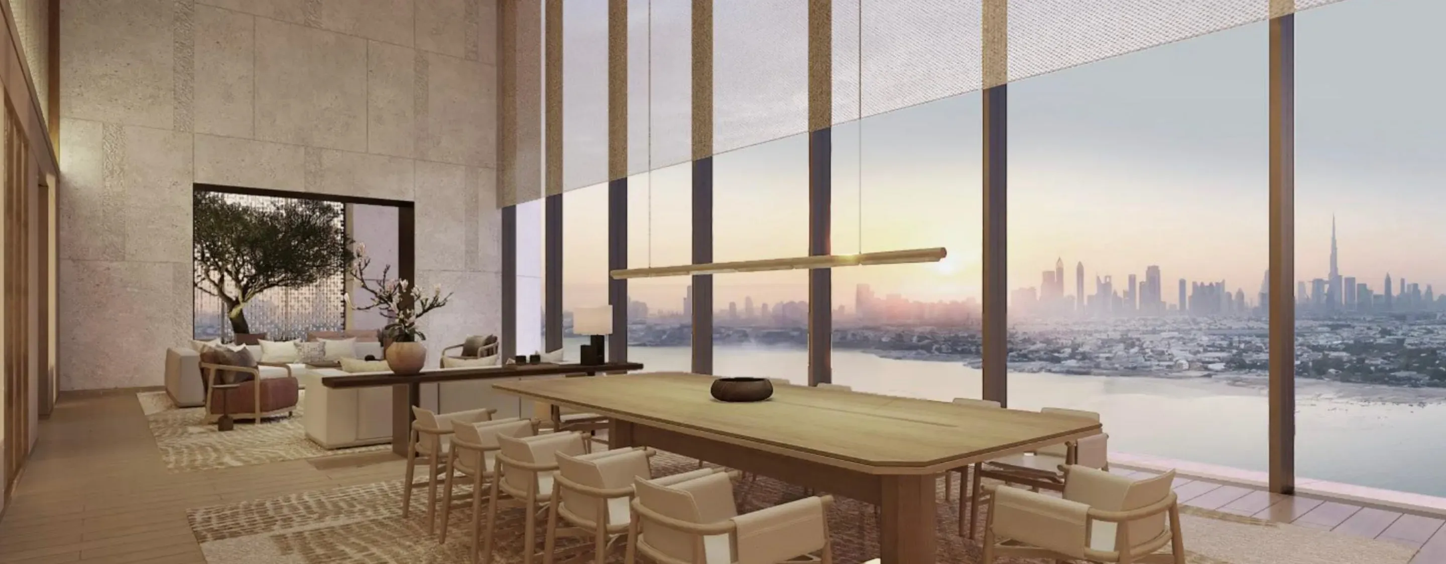 4-Bedroom Penthouses at Aman Residences Dubai — High-Floor Skyline View — view 6