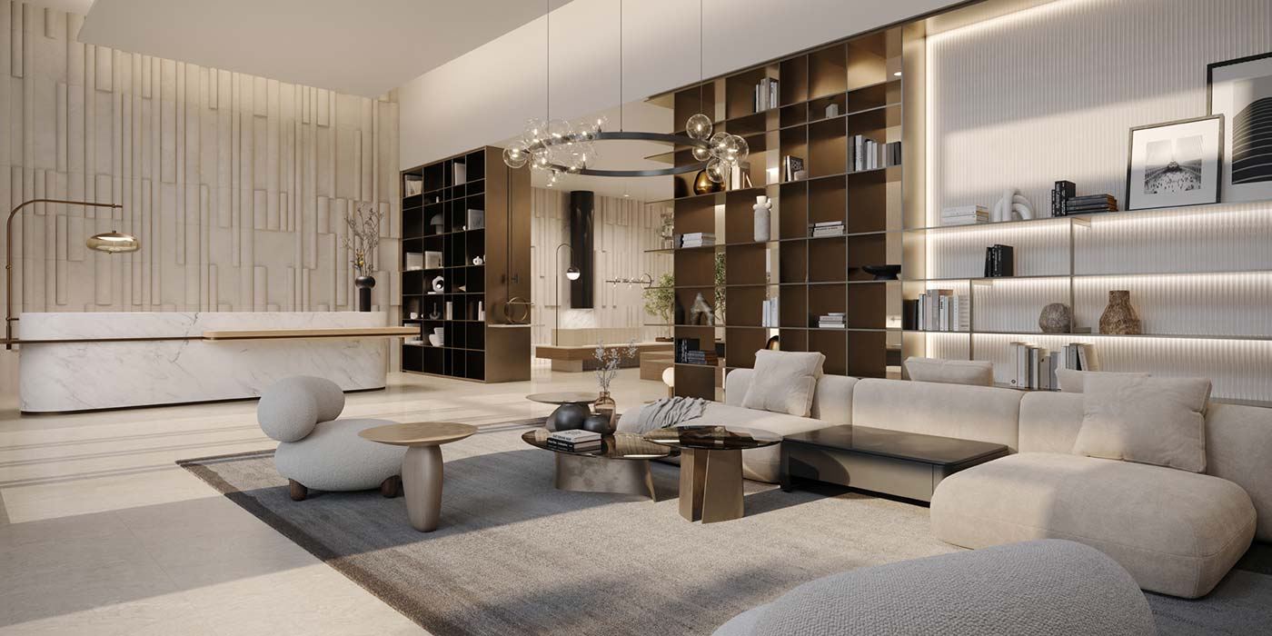 1-Bedroom Apartments at Avarra Residences by Palace — High-Floor Skyline View — view 4