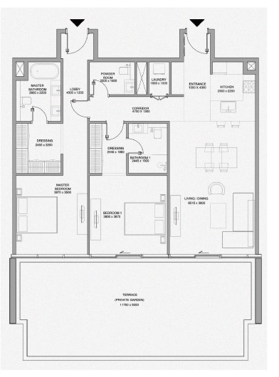 1 Bedroom Apartment