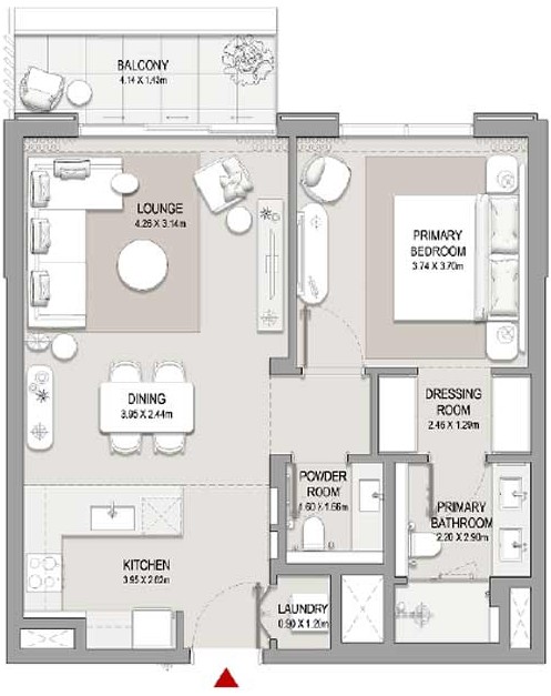 1 Bedroom Apartment
