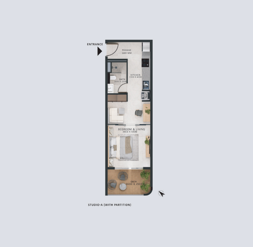 Studio Apartment