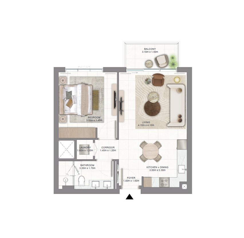 1 Bedroom Apartments