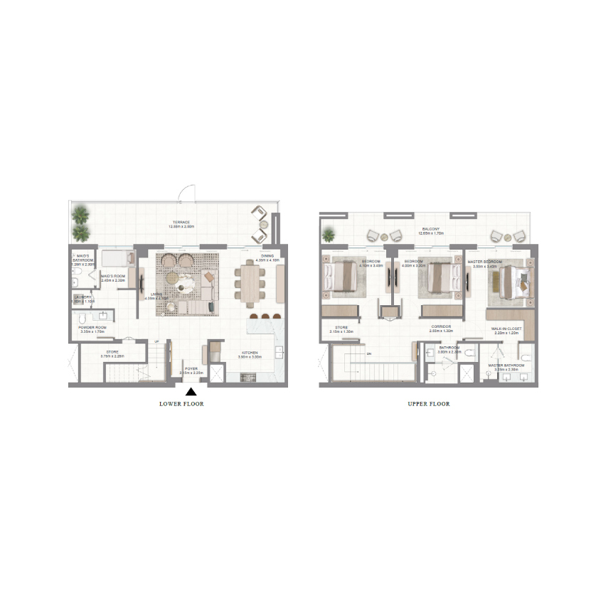 3 Bedroom Townhouses