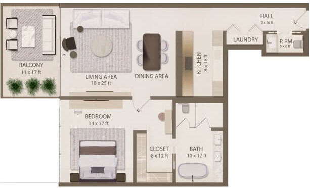 1 Bedroom Signature Suite