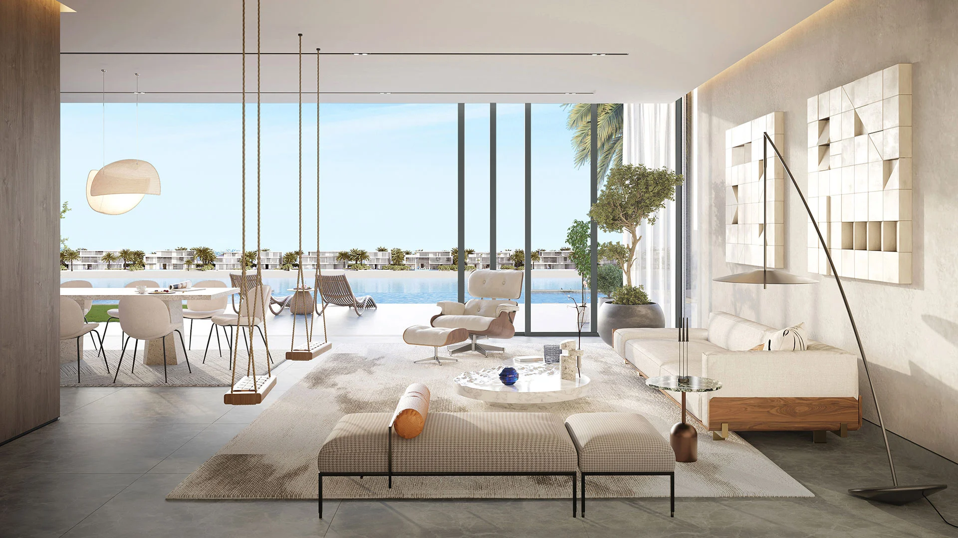6-Bedroom Villas at Palm Jebel Ali Villas — High-Floor Skyline View — view 1
