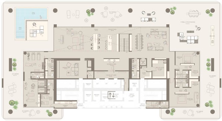 6 Bedroom Sky Mansion