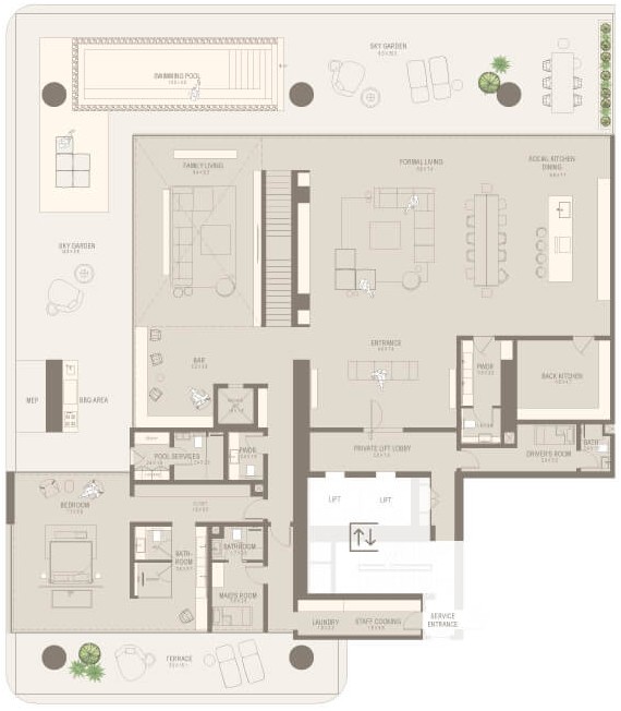 5 Bedroom Signature Duplex Villa