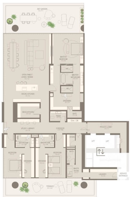 3 Bedroom Serenity Villa