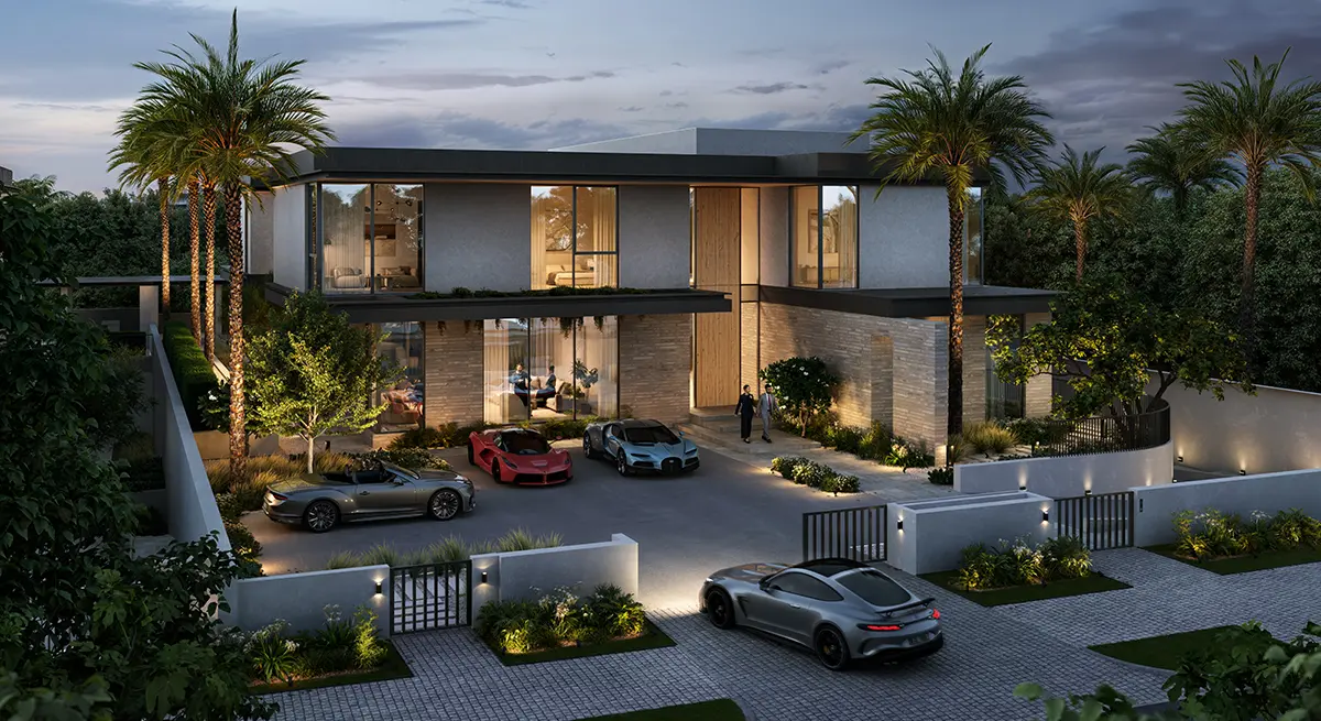 3-Bedroom Villas at The Oasis by Emaar — High-Floor Skyline View — view 2