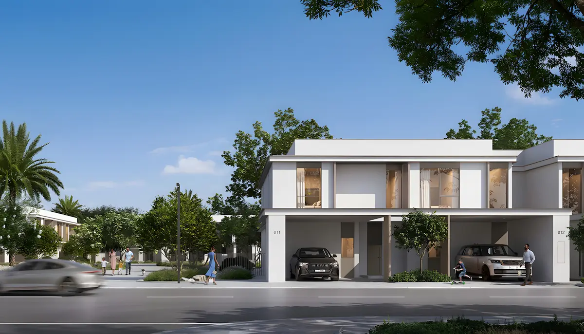 4-Bedroom Villas at The Valley by Emaar — High-Floor Skyline View — view 4