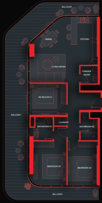 3 Bedroom Apartment